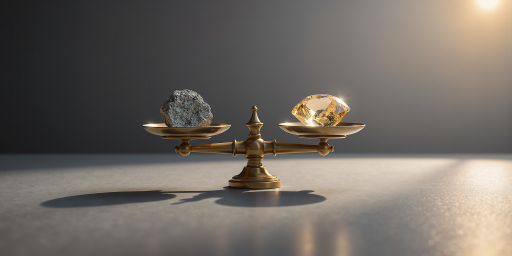 AI伦理概念图，显示道德考量和技术责任，平衡秤设计元素