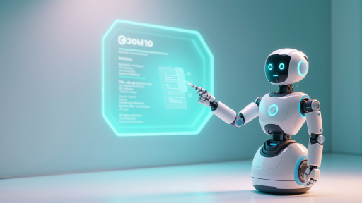 人工智能聊天机器人界面截图，现代化用户界面设计，对话框样式，科技感蓝色主题